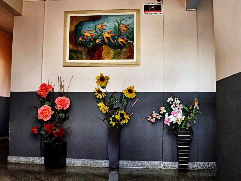 Hall de entrada — Detalhe da recepção